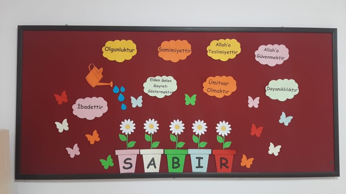 Değerler Eğitimi Aralık Ayı Etkinliğimiz ''SABIR''